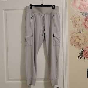 Athleta stone gray joggers